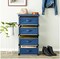 4-Tier Drawer Bedroom Dresser, Clothes Organiser, Fabric Storage Tower for Clothing, Linens, Closet, Simple Assembly, Long-Lasting Materials (Navy Blue, Tall, 16.5x13.2x33.4 in)